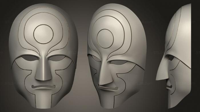 Mask (Amon fixed, MS_0323) 3D models for cnc